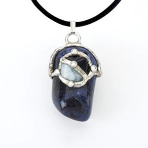 Law of Attraction CLARITY Crystal Gemdrop Amulet/Pendant Necklace